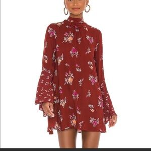 Free people rate tunic in vintage combo size Small